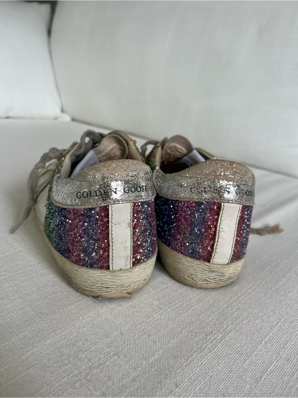 Golden Goose Rainbow Glitter Sneaker - Picture 2 of 4